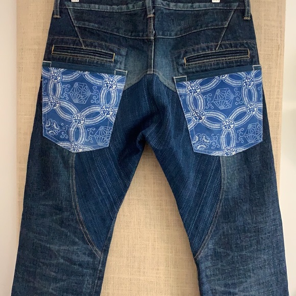 Junya watanabe double pocket, scarf pocket segment salvage jeans - Picture 2 of 13